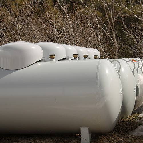 Propane Tank Installation from F.A. Days 